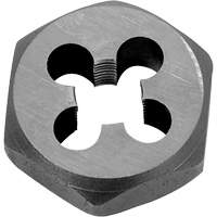Hexagon Rethreading Bolt Die, 11/16" Dia., 5/16"-18 Thread, Chromium Steel Cam Industrial