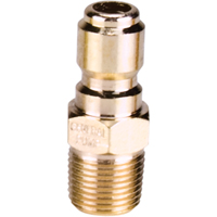 3/8" Male Plated Steel Quick Disconnect Plug Cam Industrial