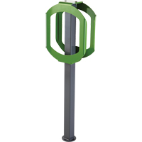 Bike Stop Bike Racks, Steel, 2 Bike Capacity Cam Industrial