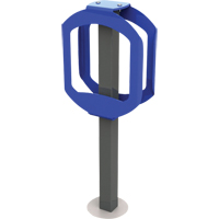 Bike Stop Bike Racks, Steel, 2 Bike Capacity Cam Industrial