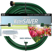 Fairlawn Watersaver Light Duty Garden Hoses, Nylon, 1/2" dia. x 25' Cam Industrial