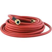 Hot Water Hose, Rubber, 5/8" dia. x 50' L Cam Industrial