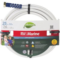 Element Marine & RV Water Hoses, PVC, 5/8" dia. x 25' Cam Industrial