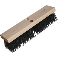 Road Warrior Extra Heavy-Duty Push Broom, 16", X-Coarse, Wire Bristles Cam Industrial