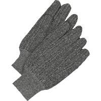 Gants en jersey classiques, Taille unique, Poivre et sel, Non doubl&eacute;, Poignet en tricot Cam Industrial