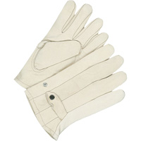 Classic Roper Gloves, 10, Grain Cowhide Palm Cam Industrial