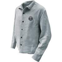 Veste de soudeur, Cuir, 2T-Grand, Gris Cam Industrial