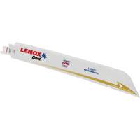 Gold&reg; Power Arc Curved Extreme Metal Cutting Reciprocating Saw Blade, Bi-Metal, 18 TPI, 9" L x 1" W Cam Industrial