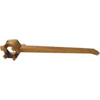 Drum Plug Wrench, 12" Handle, Bronze Cam Industrial