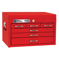 Coffre sup&eacute;rieur de s&eacute;rie PRO+, 26" la, 6 tiroirs, Rouge Cam Industrial