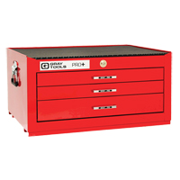 Coffre interm&eacute;diaire de s&eacute;rie PRO+, 26" la, 3 tiroirs, Rouge Cam Industrial
