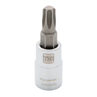 Douille &agrave; embout, Torx, T27 x 1-1/2" lo, Prise 1/4" Cam Industrial