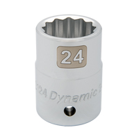 Douille m&eacute;trique, 19 mm, Prise 3/4", 12 pans Cam Industrial