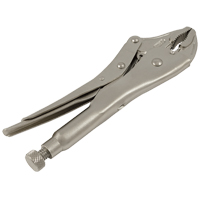 Locking Pliers, 7" Length, Curved Jaw Cam Industrial