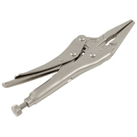 Locking Pliers, 6" Length, Long Nose Cam Industrial