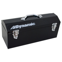 Hip Roof Tool Box, 7" D x 19" W x 7-1/2" H, Black Cam Industrial