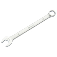 Combination Wrench, 12 Point, 1/4", Chrome Finish Cam Industrial