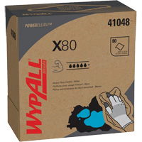 WypAll<sup>®</sup> X80 Extended Use Cloths, Heavy-Duty, 16-4/5" L x 9" W NJJ027 | Cam Industrial