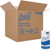 Scott&reg; Kitchen Roll Towels, 1 Ply, 128 Sheets/Roll, 11" W, 8.78" L Cam Industrial
