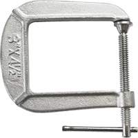 Light-Duty C-Clamp, 3" (76 mm) Capacity, 4-1/2" (114 mm) Throat Depth Cam Industrial