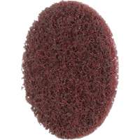 Disque de conditionnement de surface SC-DR Roloc Scotch-Brite, 2" dia., Grain Moyen, Oxyde d'aluminium Cam Industrial