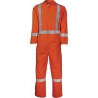 Westex UltraSoft&reg; Unlined Contractor Coveralls, Size 2X-Large, Orange, 8.7 cal/cm² Cam Industrial