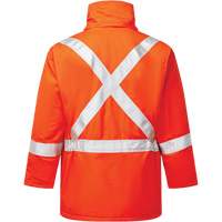 UltraSoft&reg; 9 oz. High-Visibility Insulated Parka, Orange, X-Large Cam Industrial