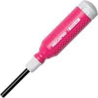 Original Pink 15-in-1 Multi-Bit Screwdriver, 8-37/50" L, Textured Handle Cam Industrial