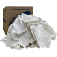Wiper Rags Box, White, 10 lbs. NKC094 | Cam Industrial