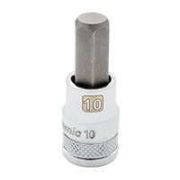 Douille &agrave; embout m&eacute;trique standard, 5 mm x 1-9/10" lo, Prise 3/8" Cam Industrial