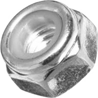 NE Standard Series Locknut Nylon Insert, 1/2"/1/2"-13 Dia., Zinc Plated, Coarse Cam Industrial