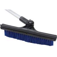 Snow Brush, Telescopic, Polypropylene Blade, 32-1/2" Long, Blue Cam Industrial