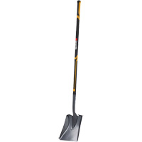 Pelle carr&eacute;e Pro, Fibre de verre, Lame Acier durci, Manche en Droit, Longueur 48" Cam Industrial