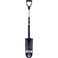 Drain Spade Shovel, Tempered Steel, 14" x 6" Blade, 30" L, D-Grip Handle Cam Industrial
