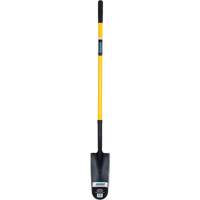 Drain Spade Shovel, Tempered Steel, 14" x 6" Blade, 46" L, Straight Handle Cam Industrial