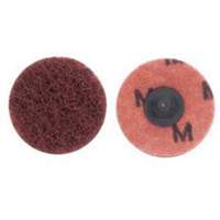 PowerLock&reg; Abrasotex Buffing Disc, 4" Dia., Medium Grit, Aluminum Oxide Cam Industrial