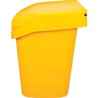 Salt & Sand Storage Bins, With Hasp, 21" x 27" x 26", 4.24 cu. ft., Yellow Cam Industrial