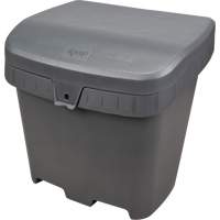 Salt & Sand Storage Bins, With Hasp, 21" x 27" x 26", 4.24 cu. ft., Grey Cam Industrial