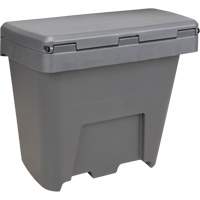 Salt & Sand Storage Bins, With Hasp, 21" x 27" x 26", 4.24 cu. ft., Grey Cam Industrial