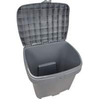 Salt & Sand Storage Bins, With Hasp, 21" x 27" x 26", 4.24 cu. ft., Grey Cam Industrial