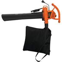 Leaf Blower/Vacuum/Mulcher, 210 MPH Output, Electric Cam Industrial