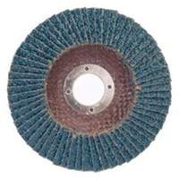 Disque &agrave; lamelles coniques, 5" x 7/8", Type 29, Grain 60, Alumine de zirconium Cam Industrial