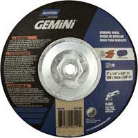 Meule soucoupes Gemini, 7" x 1/4", Arbre 5/8"-11, Oxyde d'aluminium, Type 28 Cam Industrial
