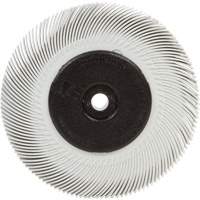 Brosse radiale en soies Scotch-Brite, C&eacute;ramique, Grain 120, 6" dia. Cam Industrial