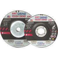 Meule A24T Tough Grind, 5" x 1/4", Arbre 7/8", Oxyde d'aluminium, Type 27 Cam Industrial