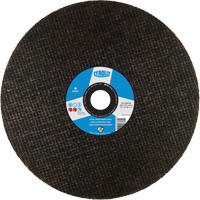 Meule &agrave; tronçonner, 14" x 3/32", Arbre de 1", Type 1, Oxyde d'aluminium, 4400 Tr/min Cam Industrial