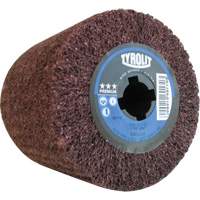 Pro-Line Surface Conditioning Drum, 4" Dia. x 4" W, 3/4" Arbor, Medium Grit, Aluminum Oxide Cam Industrial