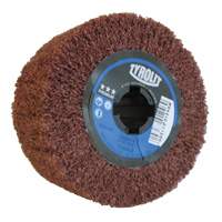 Pro-Line Surface Conditioning Drum, 4" Dia. x 2" W, 3/4" Arbor, Coarse Grit, Aluminum Oxide Cam Industrial
