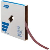 Rouleau de toile abrasive pour m&eacute;tal, Oxyde d'aluminium, 1" la x 150' lo, Grain 60 Cam Industrial