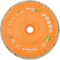 Disque &agrave; lamelles vissable Enduro-Flex Alu, 4-1/2" x 5/8"-11, Type 27, Grain 40, Alumine de zirconium Cam Industrial
